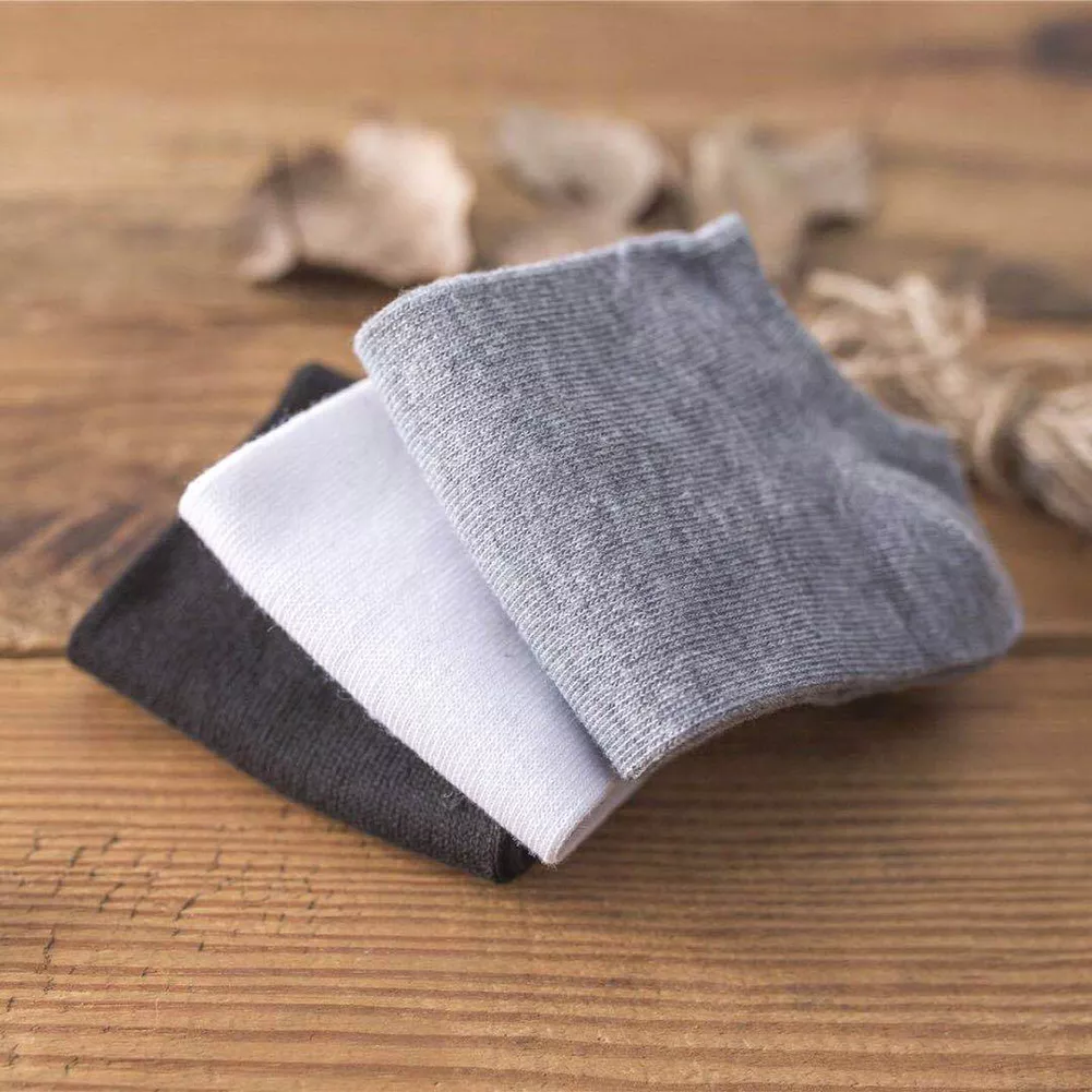 Arctic Wolf Men's Low Cut Ankle Socks, Black, Dark Grey, Light Grey & Navy Blue (Pack of 8 Pairs) - Adorable Me