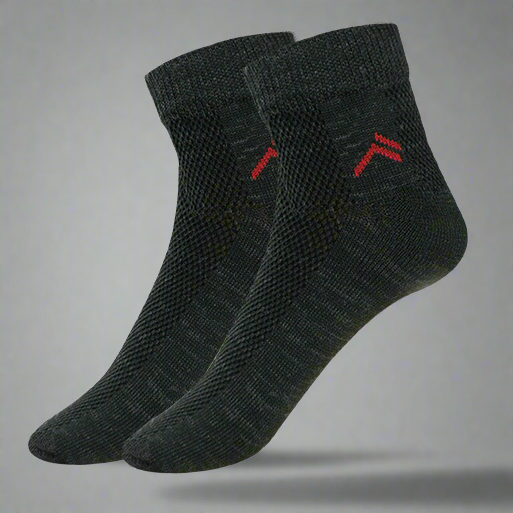 Arctic Wolf Men's Cotton Ankle Socks (Pack of 6, 8 & 12 Pairs)