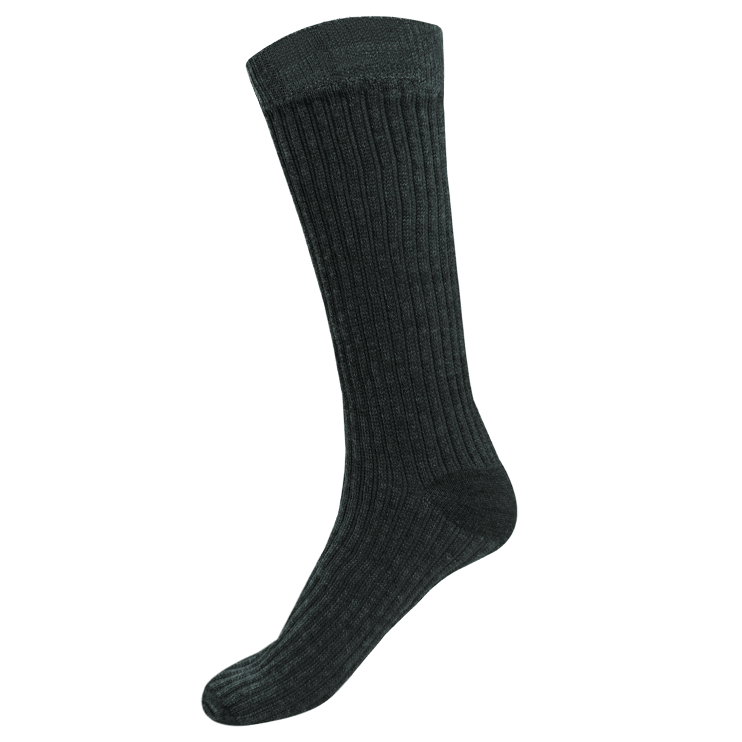 Arctic Wolf Men's Cotton Calf Length Ribbed Formal Socks, (Pack of 6 Pairs) - Adorable Me
