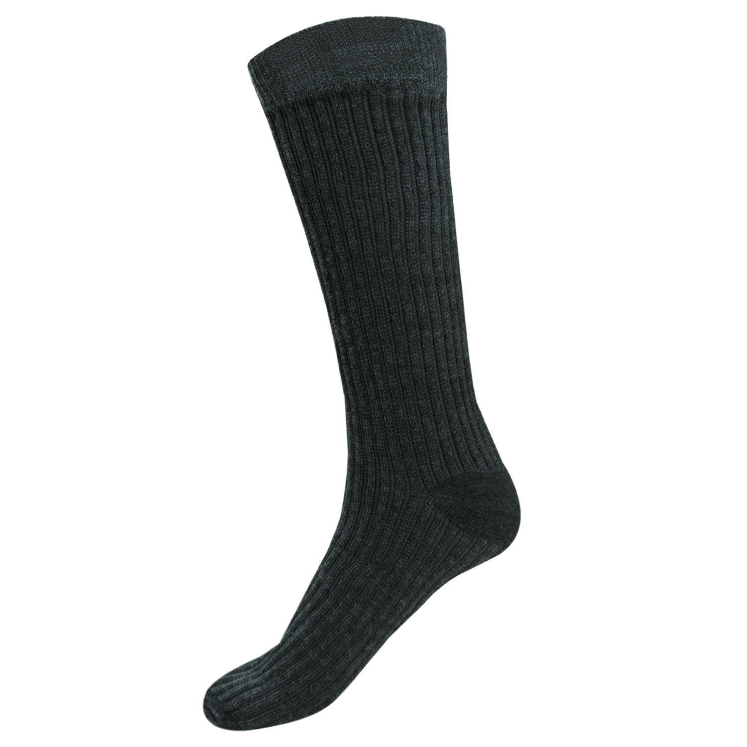 Arctic Wolf Men's Cotton Calf Length Ribbed Formal Socks, (Pack of 6 Pairs) - Adorable Me