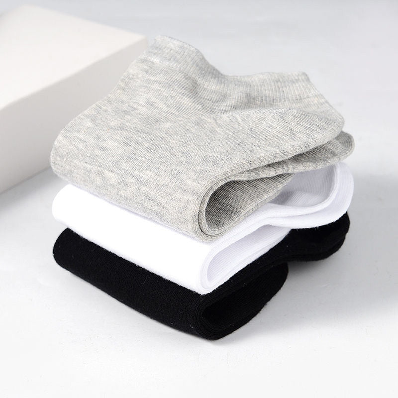 Arctic Wolf Men's Low Cut Ankle Socks, Black, Dark Grey, Light Grey & Navy Blue (Pack of 8 Pairs) - Adorable Me