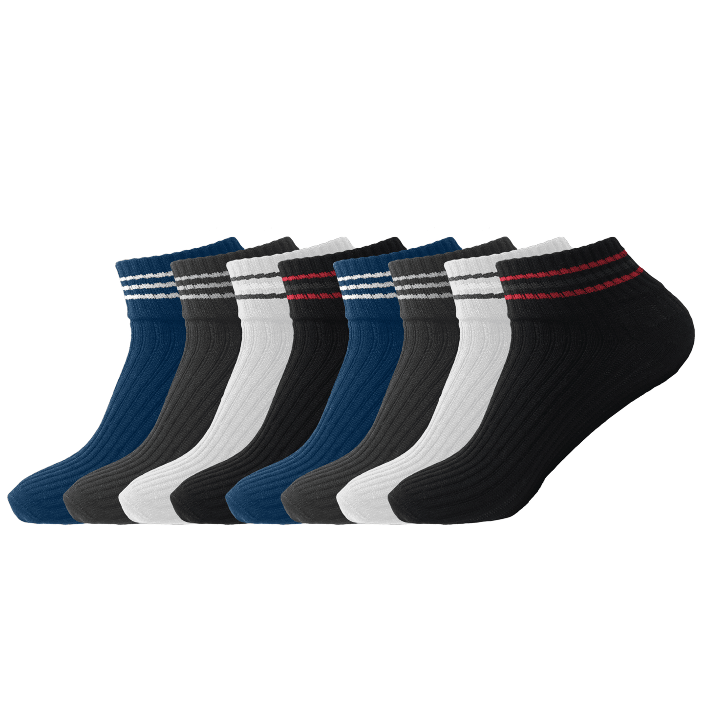 Arctic Wolf Cotton Ankle Socks - Adorable Me