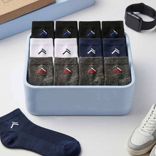 Arctic Wolf Men's Mesh Ankle Socks (Pack of 6, 8 & 12 Pairs)