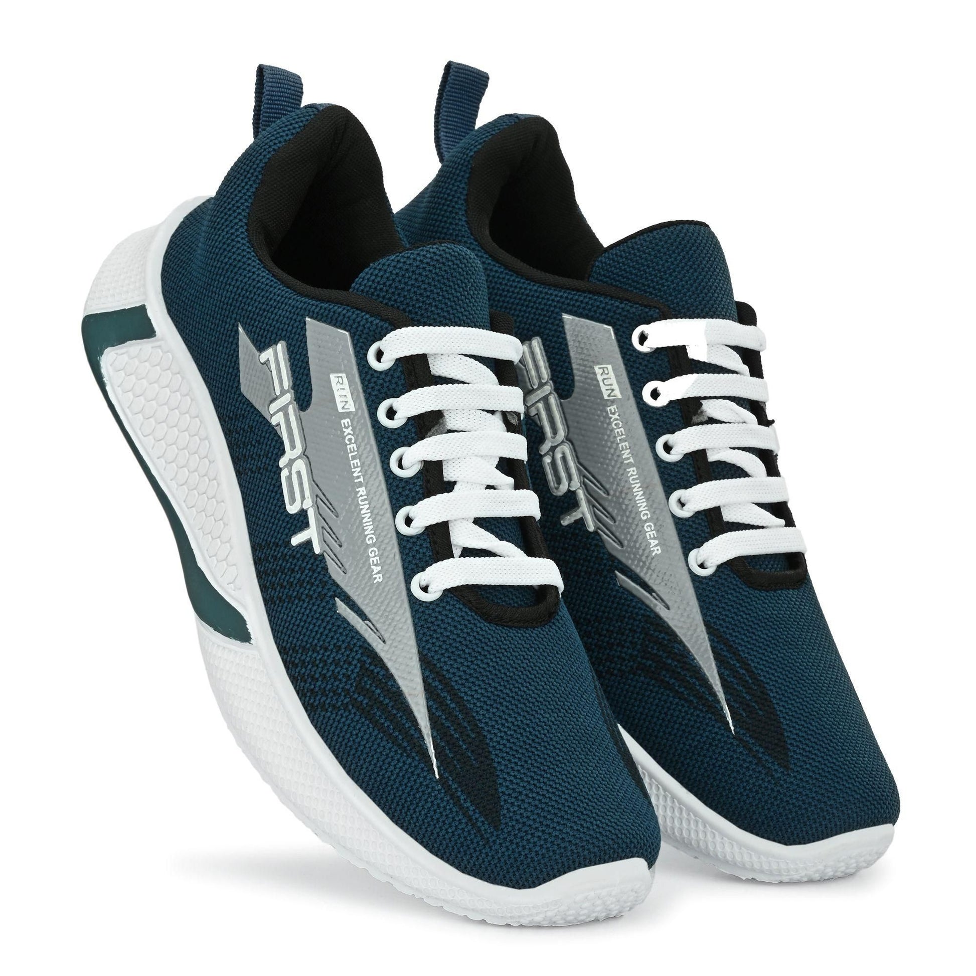 Men's Light Weight Air Force Blue Sports Shoes - Adorable Me