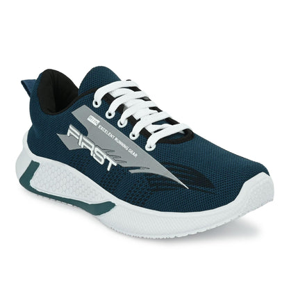 Men's Light Weight Air Force Blue Sports Shoes - Adorable Me