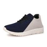 Load image into Gallery viewer, Men&#39;s Navy Blue &amp; Off White Sports Shoe - Adorable Me
