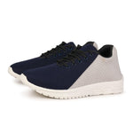 Load image into Gallery viewer, Men&#39;s Navy Blue &amp; Off White Sports Shoe - Adorable Me
