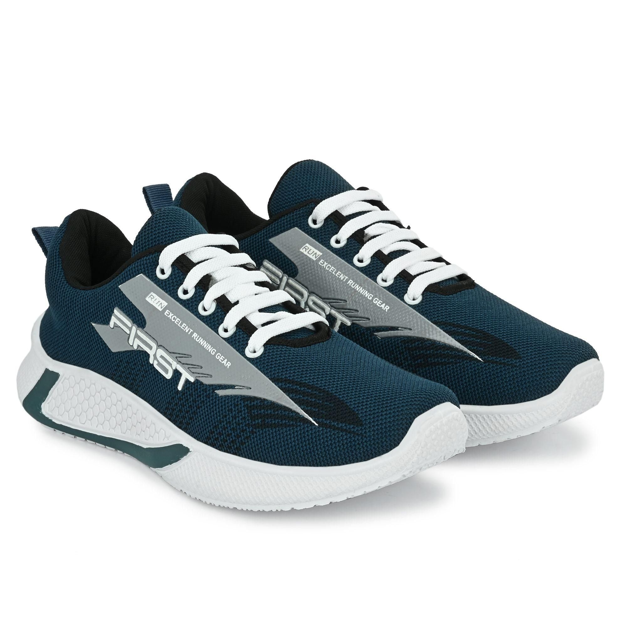 Men's Light Weight Air Force Blue Sports Shoes - Adorable Me