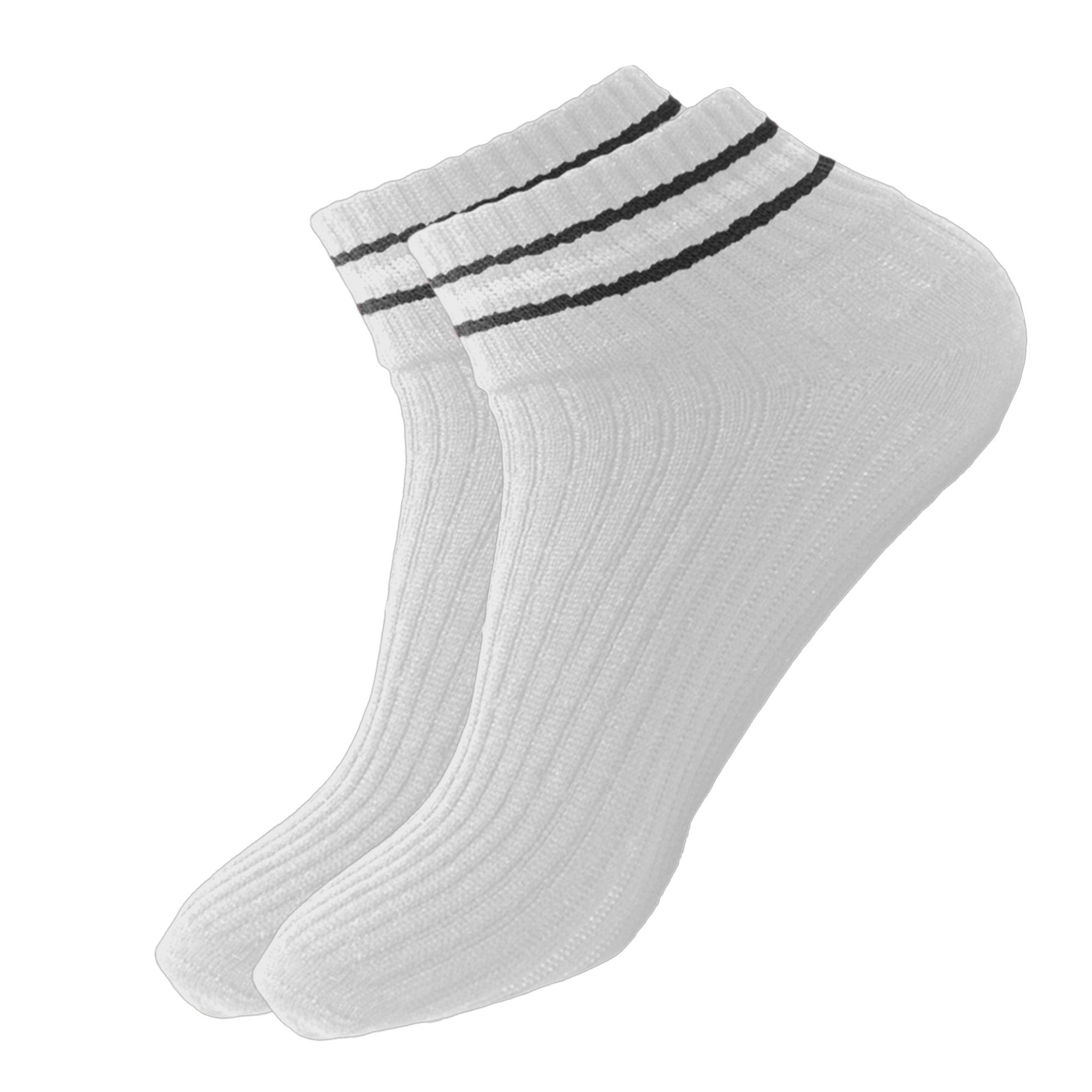 Arctic Wolf Unisex Cotton Ankle Socks (12 Pairs) - Adorable Me